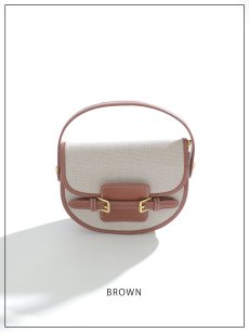 画像3: 【バッグ】2wayレザーパイピングキャンバスバッグ【Fサイズ/2カラー】[OF02] (3)