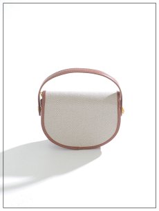 画像4: 【バッグ】2wayレザーパイピングキャンバスバッグ【Fサイズ/2カラー】[OF02] (4)