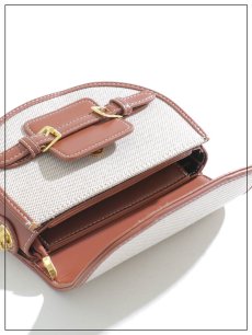 画像7: 【バッグ】2wayレザーパイピングキャンバスバッグ【Fサイズ/2カラー】[OF02] (7)