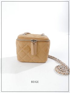 画像5: 【バッグ】チェーンスエードバニティバッグ【Fサイズ/3カラー】[OF03]【IM】 (5)