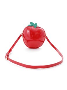 画像4: 【即日発送】【ハロウィンコスプレ/小物】りんごショルダーバッグ/ ポシェット [OF02] (4)