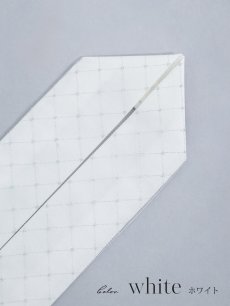 画像2: 【卒業袴用重ね襟】格子柄重ね襟【2カラー】 (2)