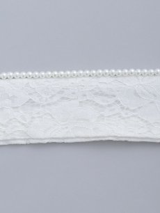 画像5: 【卒業袴用重ね襟】パール付きレース【2カラー】 (5)