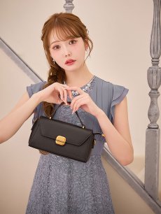 画像6: 【AMORA GRACE / アモーラグレース】 オケージョンドレス/ パーティードレス/ お呼ばれドレス/ 総レース/ ネックビジュー/ シフォン/ フラワーレース/ フレア/ Aライン/ ミモレ丈/ ワンピース/ ミディアムドレス[OF05] (6)