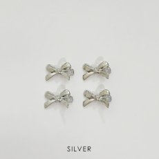 画像2: 【アクセサリー：ヘアクリップ】ミニリボンヘアクリップ【1カラー】[OF08] (2)