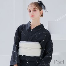 画像5: 【即日発送】【飾り紐単品】【浴衣小物】ビジューパール飾り紐 / 帯飾り / 飾り帯 [YMT] (5)