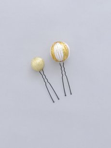 画像5: 【卒業袴小物】網チュールとドライフラワーのセット髪飾り【2カラー】 (5)