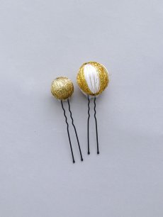 画像9: 【卒業袴小物】網チュールとドライフラワーのセット髪飾り【2カラー】 (9)