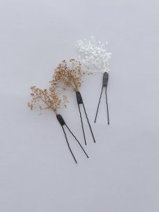 画像6: 【2月中旬発送予定】【卒業袴小物】ドライフラワーセット髪飾り【2カラー】 (6)