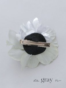 画像3: 【卒業袴小物】オーガンジーフラワーアンティークベリーコサージュ【3カラー】 (3)