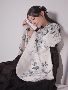 画像6: 【卒業袴小物】シルバーパーツ＆ラメチュールコサージュ【1カラー】 (6)