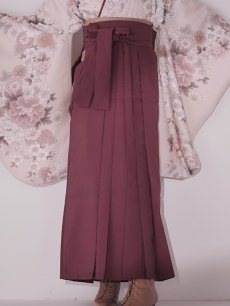 画像22: 【即日発送】ピンク牡丹 くすみピンク二尺袖着物【卒業袴３点セット 二尺袖着物/帯/袴】[FB01] (22)