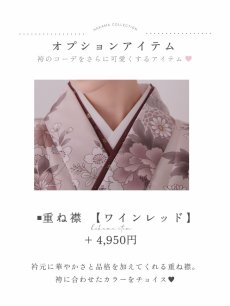 画像25: 【即日発送】ピンク牡丹 くすみピンク二尺袖着物【卒業袴３点セット 二尺袖着物/帯/袴】[FB01] (25)