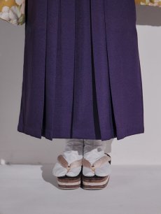 画像22: 【予約商品 / 1月中旬発送予定】黄フラワーブーケ イエロー二尺袖着物【卒業袴３点セット 二尺袖着物/帯/袴】 (22)