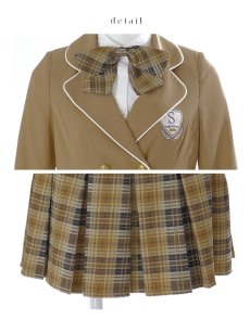 画像22: 【即日発送】【送料無料！】【ハロウィン】韓国JK制服ガール【コスプレ5点セット】【XS-XLサイズ/1カラー】[HC03] (22)