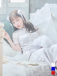 画像3: 【SALE!!】【即日発送】【ハロウィン】 マーメイドレースチャイナ 【コスプレ2点セット】【S-Lサイズ/3カラー】(SE02yn-W)[HC03] (3)