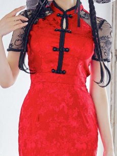 画像8: 【SALE!!】【即日発送】【ハロウィン】 マーメイドレースチャイナ 【コスプレ2点セット】【S-Lサイズ/3カラー】(SE01YN)[HC03] (8)