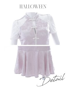 画像29: 【SALE!!】【即日発送】【ハロウィン】 マーメイドレースチャイナ 【コスプレ2点セット】【S-Lサイズ/3カラー】(SE01YN)[HC03] (29)