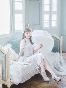 画像15: 【SALE!!】【即日発送】【ハロウィン】 マーメイドレースチャイナ 【コスプレ2点セット】【S-Lサイズ/3カラー】(SE01YN)[HC03] (15)