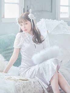 画像17: 【SALE!!】【即日発送】【ハロウィン】 マーメイドレースチャイナ 【コスプレ2点セット】【S-Lサイズ/3カラー】(SE01YN)[HC03] (17)