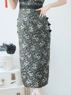 画像15: 【即日発送】【ハロウィン】 パフスリーブチャイナドレス【コスプレ2点セット】【S-Mサイズ/3カラー】(SE02YN)[HC03] (15)