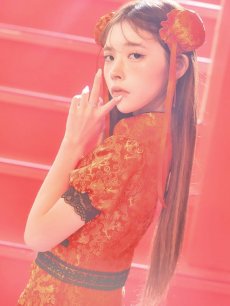 画像23: 【即日発送】【ハロウィン】 緩苺ちゃん着用 パフスリーブチャイナドレス【コスプレ2点セット】【S-XLサイズ/3カラー】(SE02YN)[HC03] (23)