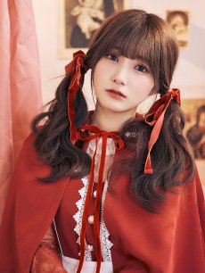 画像6: 【即日発送】【送料無料！】【ハロウィン】【LARME/ラルム掲載】赤ずきん【コスプレ3点セット】【S-XLサイズ/1カラー】[HC03] (6)