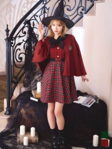 画像1: 【SALE!!】【ハロウィン】 魔法学校制服 【コスプレ3点セット】【S-Mサイズ/2カラー】[HC03] (1)
