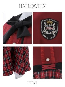 画像24: 【SALE!!】【ハロウィン】 魔法学校制服 【コスプレ3点セット】【S-Mサイズ/2カラー】[HC03] (24)