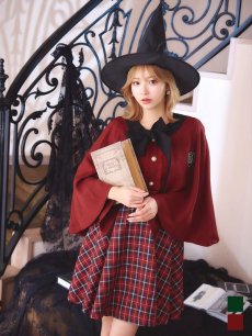 画像3: 【SALE!!】【ハロウィン】 魔法学校制服 【コスプレ3点セット】【S-Mサイズ/2カラー】[HC03] (3)