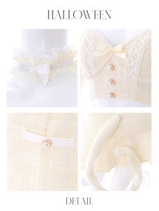 画像29: 【SALE!!】【即日発送】【ハロウィン】ツイードキャットセットアップ 【コスプレ6点セット】 【XS-Mサイズ/4カラー】[HC03] (29)