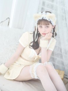 画像16: 【SALE!!】【即日発送】【ハロウィン】【LARME/ラルム掲載】ツイードキャットセットアップ 【コスプレ6点セット】 【XS-Mサイズ/4カラー】[HC03] (16)