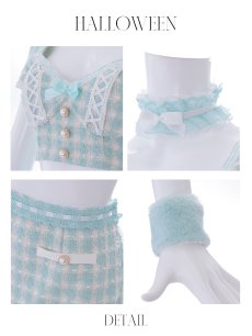 画像25: 【SALE!!】【即日発送】【ハロウィン】ツイードキャットセットアップ 【コスプレ6点セット】 【XS-Mサイズ/4カラー】[HC03] (25)