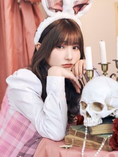 画像4: 【SALE!!】【ハロウィン】チェック制服バニー【コスプレ6点セット】 【S-Lサイズ/1カラー】[HC03] (4)