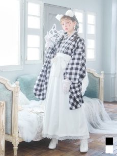 画像11: 【即日発送】【ハロウィン】 ギンガム猫巫女【コスプレ5点セット】【Fサイズ/2カラー】[HC03] (11)