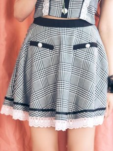 画像5: 【SALE!!】【即日発送】【ハロウィン】【LARME/ラルム掲載】グレンチェックセットアップバニー 【コスプレ6点セット】【XS-Mサイズ/1カラー】[HC03] (5)