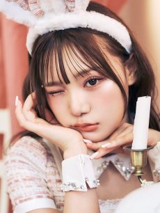 画像5: 【SALE!!】【即日発送】【ハロウィン】【LARME/ラルム掲載】 ツイードセットアップバニー【コスプレ6点セット】【XS-Mサイズ/1カラー】[HC03] (5)