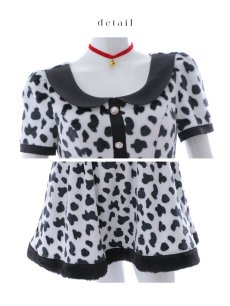 画像22: 【即日発送！】【ハロウィン】ダルメシアンミニフレアワンピース 【コスプレ5点セット】 【S-XLサイズ/1カラー】[HC03] (22)