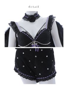 画像23: 【即日発送！】【ハロウィン】ビジューデビルパンツセットアップ 【コスプレ7点セット】[HC03-H] (23)