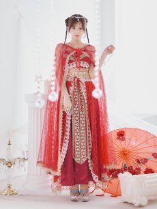 画像12: 【即日発送】【ハロウィン】アラビアンガール/アラジンコスプレセット【コスプレ7点セット】 【フリーサイズ/1カラー】[HC03] (12)