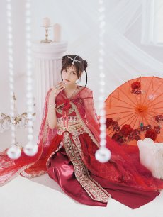 画像6: 【即日発送】【ハロウィン】アラビアンガール/アラジンコスプレセット【コスプレ7点セット】【フリーサイズ/4カラー】[HC03] (6)