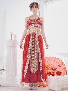 画像5: 【即日発送】【ハロウィン】アラビアンガール/アラジンコスプレセット【コスプレ7点セット】 【フリーサイズ/1カラー】[HC03] (5)