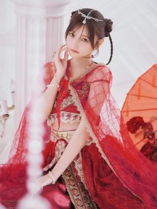 画像6: 【即日発送】【ハロウィン】アラビアンガール/アラジンコスプレセット【コスプレ7点セット】 【フリーサイズ/1カラー】[HC03] (6)