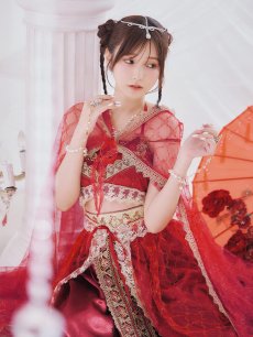 画像7: 【即日発送】【ハロウィン】アラビアンガール/アラジンコスプレセット【コスプレ7点セット】 【フリーサイズ/1カラー】[HC03] (7)