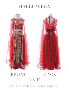 画像31: 【即日発送】【ハロウィン】アラビアンガール/アラジンコスプレセット【コスプレ7点セット】【フリーサイズ/4カラー】[HC03] (31)