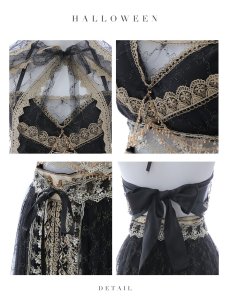 画像36: 【即日発送】【ハロウィン】アラビアンガール/アラジンコスプレセット【コスプレ7点セット】【フリーサイズ/4カラー】[HC03] (36)