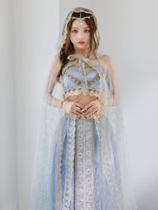 画像15: 【即日発送】【ハロウィン】アラビアンガール/アラジンコスプレセット【コスプレ7点セット】【フリーサイズ/4カラー】[HC03] (15)