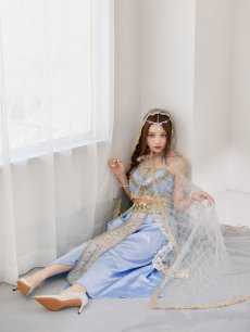 画像17: 【即日発送】【ハロウィン】アラビアンガール/アラジンコスプレセット【コスプレ7点セット】【フリーサイズ/4カラー】[HC03] (17)