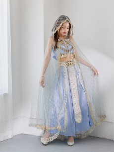 画像19: 【即日発送】【ハロウィン】アラビアンガール/アラジンコスプレセット【コスプレ7点セット】【フリーサイズ/4カラー】[HC03] (19)