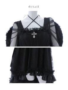 画像25: 【即日発送！】【ハロウィン】ショートインロングデビルワンピース 【コスプレ4点セット】[HC03-H] (25)